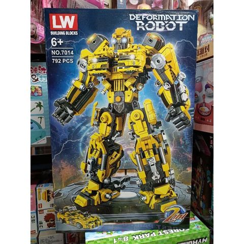 Hộp Lego Lắp Ghép 2in1 Mô Hình Robot và Xe Ô Tô 7014 - Đồ Chơi Sáng Tạo Cho Trẻ Em