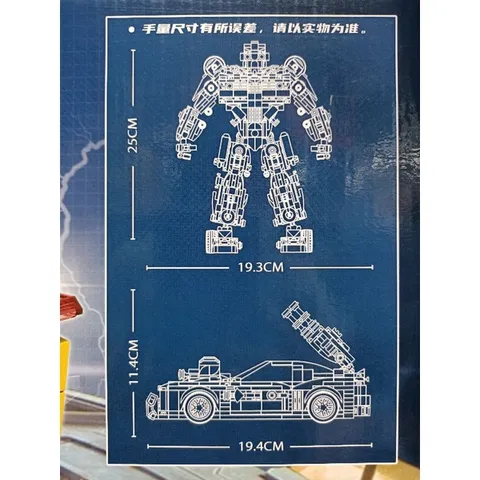 Hộp Lego Lắp Ghép 2in1 Mô Hình Robot và Xe Ô Tô 7014 - Đồ Chơi Sáng Tạo Cho Trẻ Em