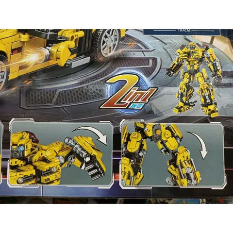 Hộp Lego Lắp Ghép 2in1 Mô Hình Robot và Xe Ô Tô 7014 - Đồ Chơi Sáng Tạo Cho Trẻ Em