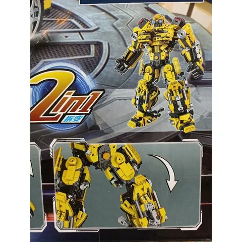 Hộp Lego Lắp Ghép 2in1 Mô Hình Robot và Xe Ô Tô 7014 - Đồ Chơi Sáng Tạo Cho Trẻ Em