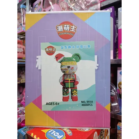 Xếp Hình Lắp Ghép Gấu Magic Block 9918 - Đồ Chơi 4800 Chi Tiết Có Đèn Phát Sáng - Quà Tặng Sáng Tạo Cho Trẻ Em