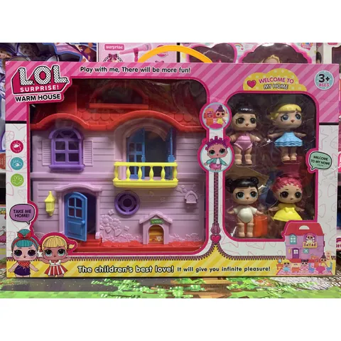 Mô hình ngôi nhà búp bê LOL Surprise Warm House - Bộ đồ chơi trang trí nội thất cho trẻ em - Giao mẫu ngẫu nhiên 621-2