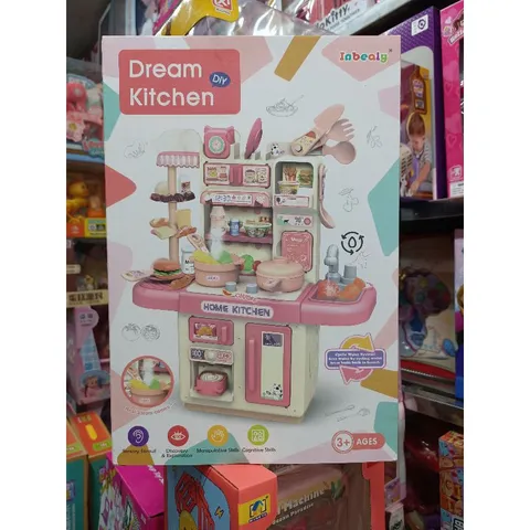 Hộp Bếp Nấu Ăn DREAM KITCHEN 36T-2 - Đồ Chơi Có Nhạc và Đèn Phát Sáng, Tặng Kèm Pin, Giao Màu Ngẫu Nhiên