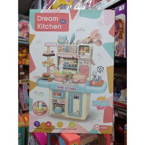 Hộp Bếp Nấu Ăn DREAM KITCHEN 36T-2 - Đồ Chơi Có Nhạc và Đèn Phát Sáng, Tặng Kèm Pin, Giao Màu Ngẫu Nhiên