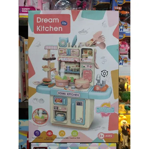 Hộp Bếp Nấu Ăn DREAM KITCHEN 36T-2 - Đồ Chơi Có Nhạc và Đèn Phát Sáng, Tặng Kèm Pin, Giao Màu Ngẫu Nhiên