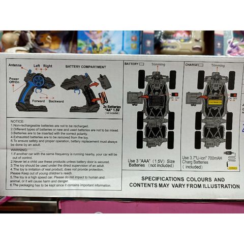 Xe ô tô địa hình 6 bánh điều khiển từ xa KY69, chạy 4 chiều, pin sạc, đồ chơi thú vị cho trẻ em - Món quà hoàn hảo!