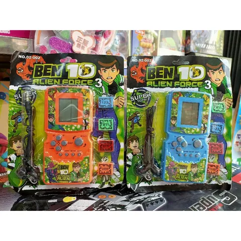 Máy Chơi Game Console 02-002 Kèm Tai Nghe - Tặng Kèm Pin và Giao Màu Ngẫu Nhiên, Đồ Chơi Giải Trí Thú Vị cho Gamer