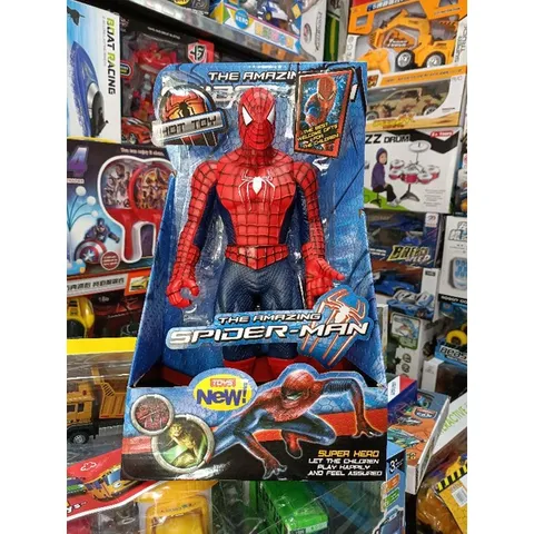 Mô Hình Siêu Nhân Người Nhện Spider Man 3311 Cao 32cm - Đồ Chơi Giải Trí Pha Lê Dành Cho Fan Marvel