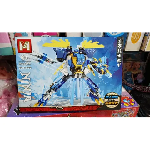 Xếp hình lắp ghép NINJA Robot MG366A - Đồ chơi xếp hình sáng tạo cho trẻ em, phát triển tư duy và kỹ năng lắp ráp.