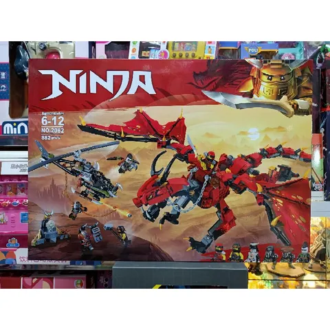 Xếp hình lắp ghép lê gô NINJA Rồng lửa 2082