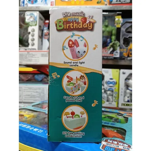 Hộp Đồ Chơi Cắt Bánh Sinh Nhật 85 Chi Tiết - Đồ Chơi Nấu Ăn Có Nhạc và Đèn Phát Sáng G675A - Quà Tặng Sinh Nhật Thú Vị
