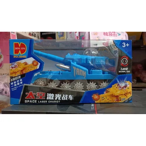 Mô hình Xe tăng điều khiển từ xa 2840 - Chạy pin, có nhạc và đèn LED phát sáng, tặng kèm pin và giao màu ngẫu nhiên