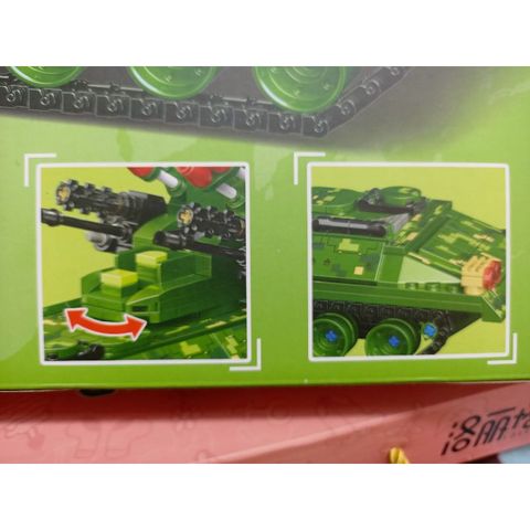 Hộp Lê Gô Lắp Ghép Xe Tăng 0884 - Bộ Chơi Đồ Chơi Lego Mô Hình Xe Tăng Tuyệt Đẹp Cho Trẻ Em