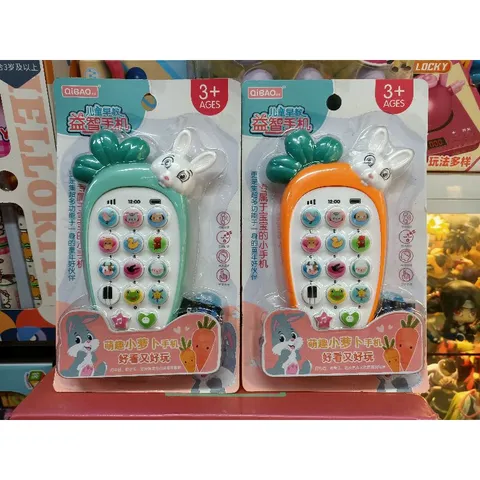 Bộ đồ chơi Điện thoại Thỏ 162-32 Kèm Pin - Đồ Chơi Giáo Dục Cho Trẻ Em, Nhiều Màu Sắc Ngẫu Nhiên