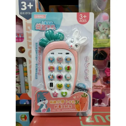 Bộ đồ chơi Điện thoại Thỏ 162-32 Kèm Pin - Đồ Chơi Giáo Dục Cho Trẻ Em, Nhiều Màu Sắc Ngẫu Nhiên