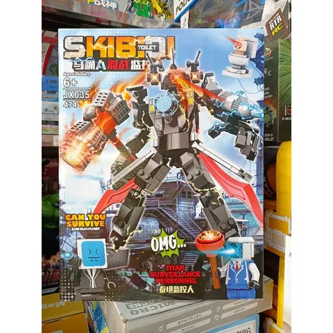 Hộp Lego Lắp Ghép Mô Hình Robot SKIBIDI TOILET 035 - Đồ Chơi Xây Dựng Thú Vị Cho Trẻ Em