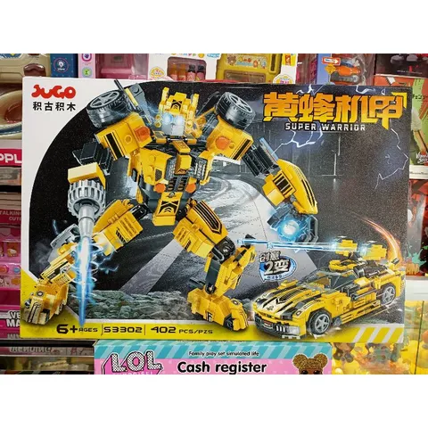 Hộp Lego Lắp Ghép 2in1 - Mô Hình Robot và Xe Ô Tô 3302 - Đồ Chơi Sáng Tạo Cho Trẻ Em