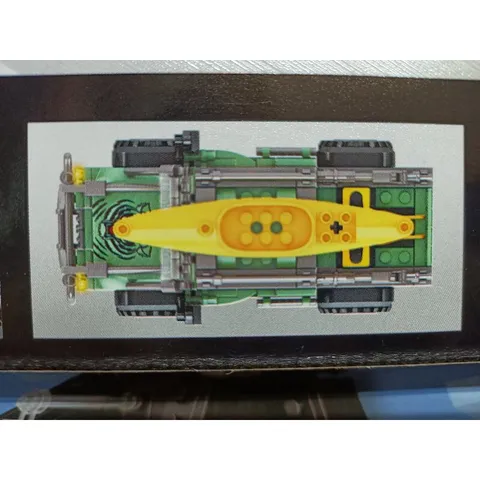 Hộp lê gô lắp ghép mô hình xe ô tô bán tải FAMOUS CAR WORLD 5120