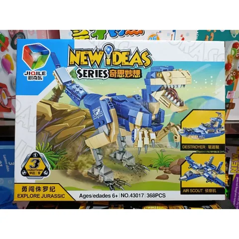Hộp Lego Lắp Ghép 3in1 Khủng Long, Máy Bay, Tàu Biển 43017 - Đồ Chơi Xây Dựng Sáng Tạo Cho Trẻ Em