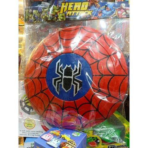 Bộ đồ chơi Khiên chắn Người Nhện HERO ATTACK có nhạc và đèn phát sáng - Đồ chơi trẻ em thú vị cho fan siêu anh hùng