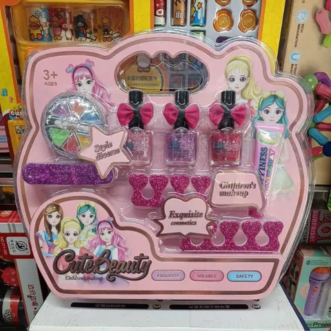 Bộ đồ Chơi 2in1 Sơn Móng Tay và Trang Điểm CUTE BEAUTY - Đồ Chơi Thú Vị cho Bé Gái, Giao Mẫu Ngẫu Nhiên