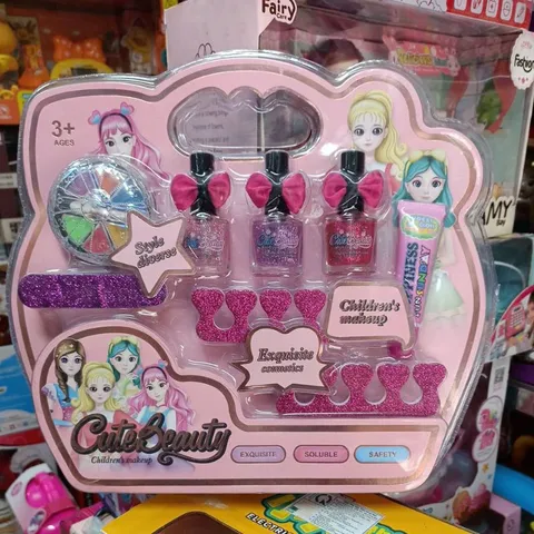 Bộ đồ Chơi 2in1 Sơn Móng Tay và Trang Điểm CUTE BEAUTY - Đồ Chơi Thú Vị cho Bé Gái, Giao Mẫu Ngẫu Nhiên