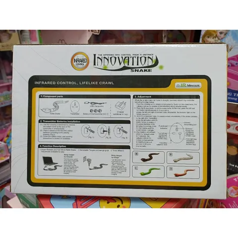 Hộp Đồ Chơi Điều Khiển Con Rắn 9909 - Đồ Chơi Có Đèn Phát Sáng, Sạc Pin, Giao Màu Ngẫu Nhiên - Quà Tặng Trẻ Em Thú Vị