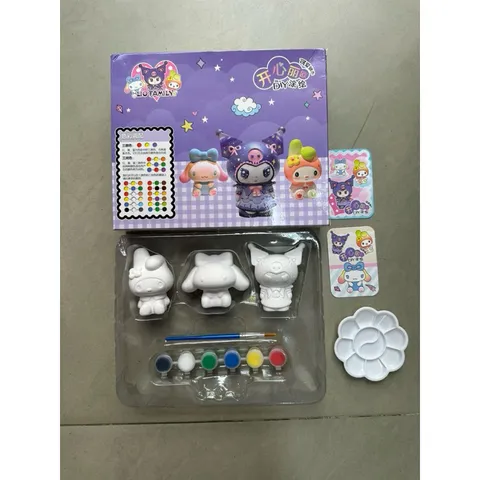 Hộp Đồ Chơi Tô Màu Kuromi 378-9 - Đồ Chơi Sáng Tạo Cho Trẻ Em, Quà Tặng Độc Đáo Cho Fan Anime