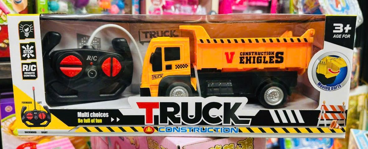 Đồ chơi xe ô tô tải công trình xây dựng 998 điều khiển từ xa chạy bằng pin có đèn