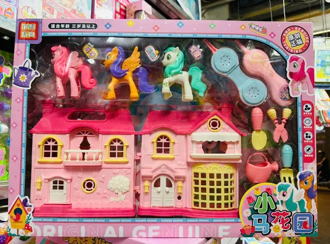 Đồ Chơi Nhà Búp Bê Ngựa Pony và Phụ Kiện 0388-509 - Giúp Trẻ Phát Triển Kỹ Năng Sáng Tạo và Giao Tiếp, Quà Tặng Ý Nghĩa