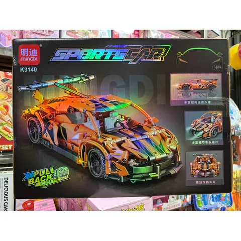 Hộp lê gô lắp ghép mô hình xe ô tô SPORTS CAR 3140