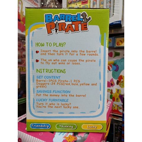 Hộp Đồ Chơi Hải Tặc May Mắn Lớn BARREL PIRATE - Đồ Chơi Trẻ Em Thú Vị Cho Bé Yêu Thích Phiêu Lưu