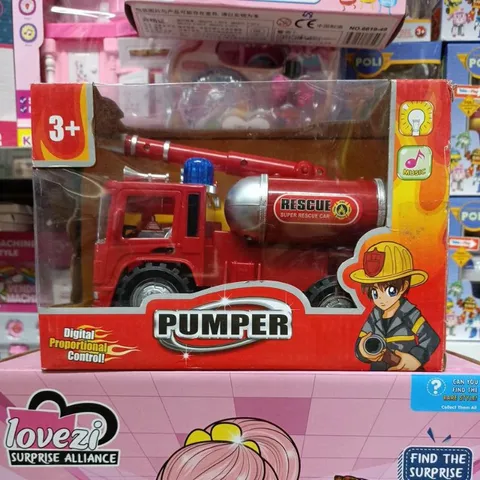 Mô Hình Xe Ô Tô Cứu Hỏa Điều Khiển Từ Xa - Chạy Pin Có Nhạc và Đèn Phát Sáng - Đồ Chơi Trẻ Em 128-11