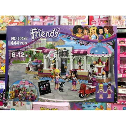 Xếp hình lắp ghép lê gô FRIENDS 10496 mô hình cửa hàng bán kem