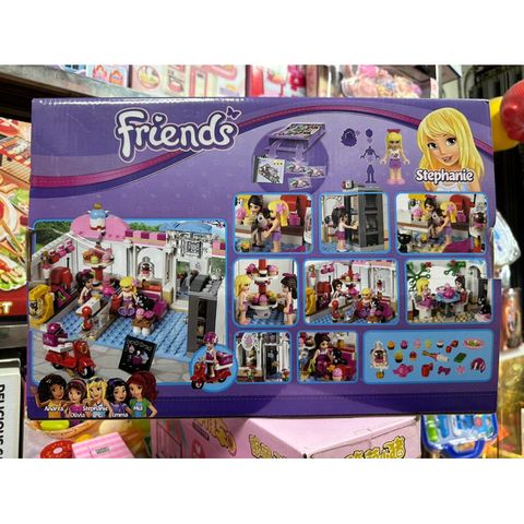 Xếp hình lắp ghép lê gô FRIENDS 10496 mô hình cửa hàng bán kem