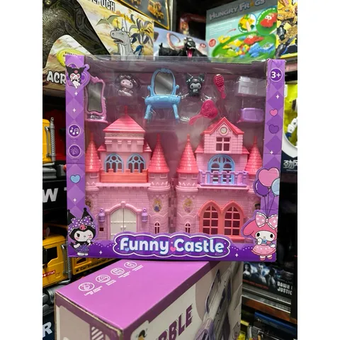 Hộp Đồ Chơi Mô Hình Lâu Đài Kuromi Funny Castle 5807-10 - Đồ Chơi Xếp Hình Sáng Tạo Cho Trẻ Em, Quà Tặng Thú Vị