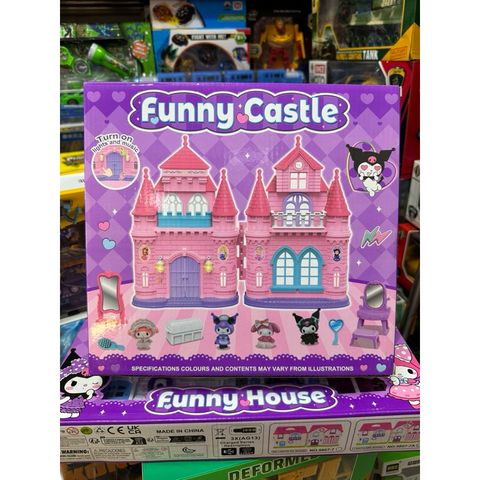 Hộp Đồ Chơi Mô Hình Lâu Đài Kuromi Funny Castle 5807-10 - Đồ Chơi Xếp Hình Sáng Tạo Cho Trẻ Em, Quà Tặng Thú Vị