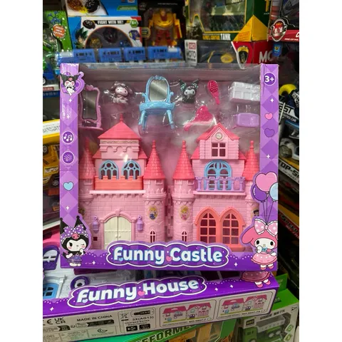 Hộp Đồ Chơi Mô Hình Lâu Đài Kuromi Funny Castle 5807-10 - Đồ Chơi Xếp Hình Sáng Tạo Cho Trẻ Em, Quà Tặng Thú Vị