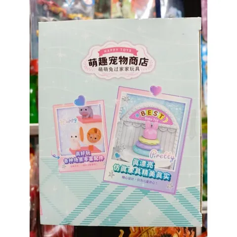 Hộp đồ chơi Căn phòng của thỏ trắng 5551 - Bộ phụ kiện đa dạng với thú cưng dễ thương cho trẻ em