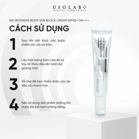 Kem Chống Nắng Usolab Sun Block Matte 50ml - SPF 50+ Cho Da Dầu Mụn, Chống Nắng Hiệu Quả, Ngăn Ngừa Mụn và Lão Hóa Da