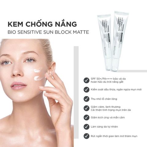 Kem Chống Nắng Usolab Sun Block Matte 50ml - SPF 50+ Cho Da Dầu Mụn, Chống Nắng Hiệu Quả, Ngăn Ngừa Mụn và Lão Hóa Da