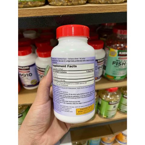 VIÊN UỐNG BỔ TIM MẠCH kIRLAND CQ10 300mg — 100 VIÊN — CỦA MỸ