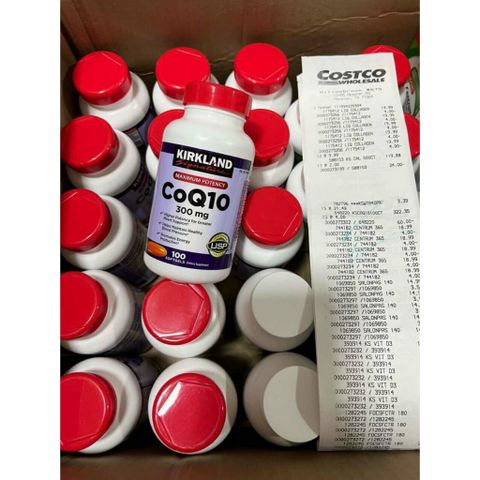 VIÊN UỐNG BỔ TIM MẠCH kIRLAND CQ10 300mg — 100 VIÊN — CỦA MỸ