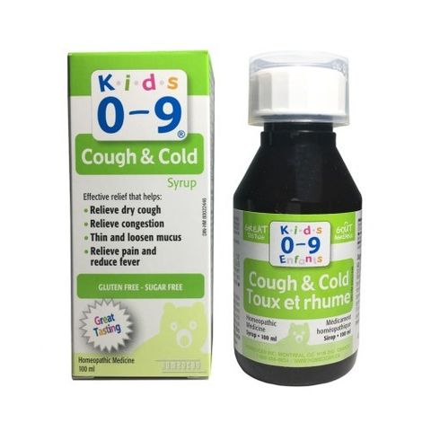 Siro Hỗ Trợ Giảm Ho Cảm Cúm Cough Cold 0-9 Cho Trẻ Em 100ml - Sản Phẩm Từ Canada, An Toàn và Tự Nhiên