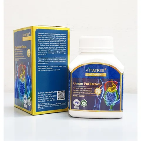 Thải độc mỡ nội tạng Vitatree Organ Fat Detox
