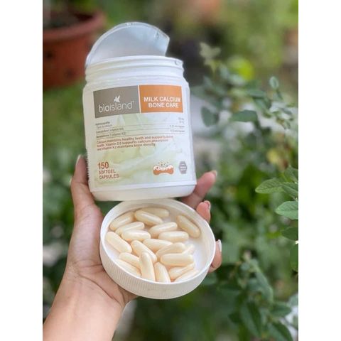Canxi hữu cơ Bone Care Bio Island - Viên uống hỗ trợ sức khỏe xương 150 viên, bổ sung Canxi tự nhiên, an toàn cho cơ thể