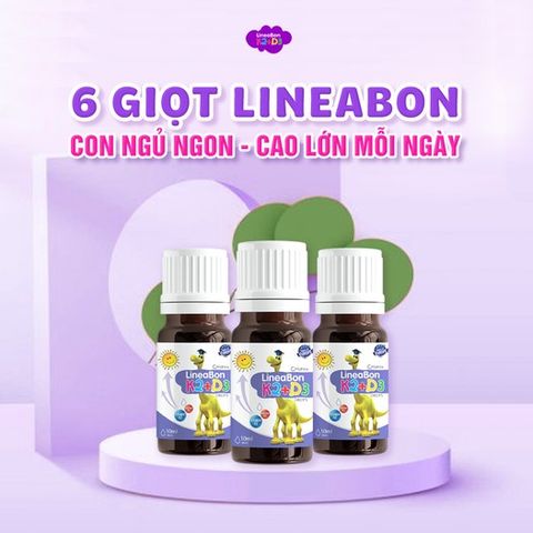 Vitamin D3 K2 LineaBon 10ml - Hỗ Trợ Cân Bằng Canxi, Tăng Cường Hệ Miễn Dịch, Vitamin D Chất Lượng Cao