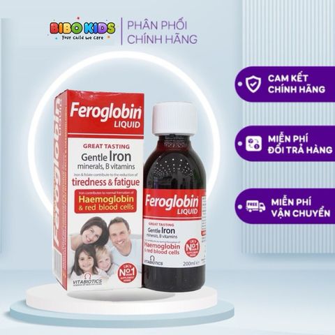 Sắt Nước Feroglobin 200ml - Sản phẩm Bổ Máu Chất Lượng Cao cho Sức Khỏe Tối Ưu