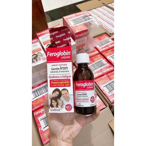 Sắt Nước Feroglobin 200ml - Sản phẩm Bổ Máu Chất Lượng Cao cho Sức Khỏe Tối Ưu