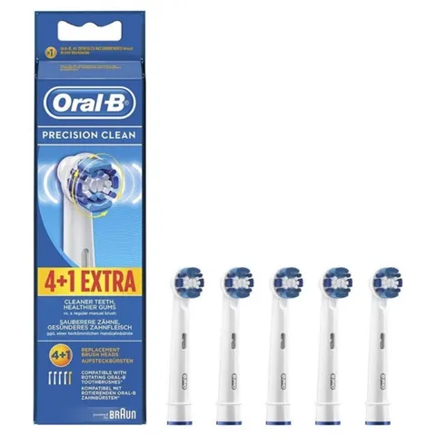 Đầu thay bàn chải điện Oral B Pre.cision Clean - Thiết kế chính xác cho bàn chải điện, tăng cường hiệu quả làm sạch răng miệng